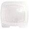 Handi-Foil 8.63 in. x 3 in. x 9 in. 60 oz. Handi-Lock Plastic Food Container - Clear (200/Carton)